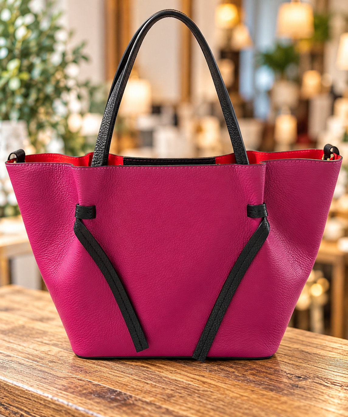 The Hot Pink Hustle Italian shopper!