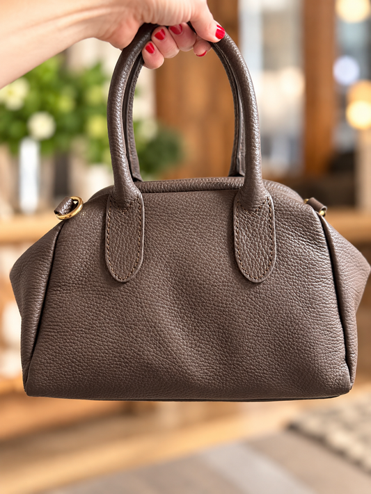 The maverick all leather hybrid med speedy bag! Made in Italy