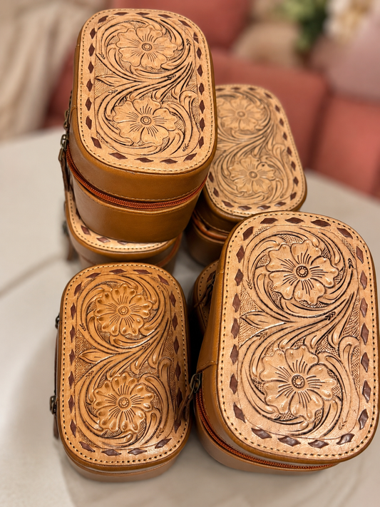 Western Glitter & Grit exclusively branded medium travel size jewelry box!