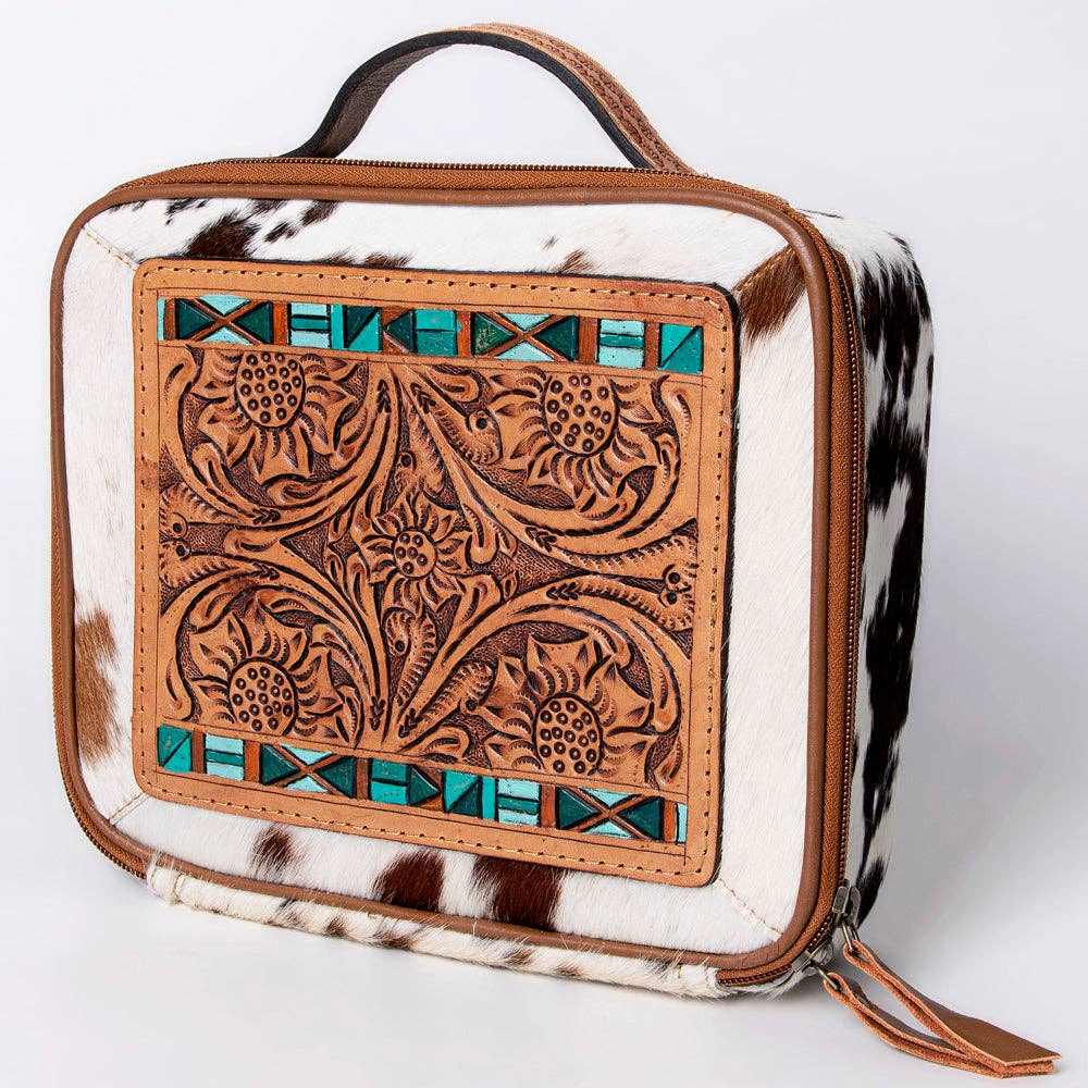 American Darling Jewelry Case Genuine Western Leather Women Bag Jane - ADBGA300J