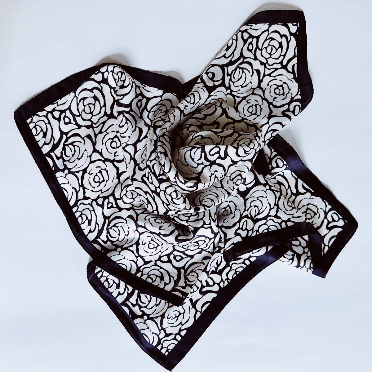 Ellison+Young - Silky Muse Satin Square Scarf - Chic Silky Scarf For Hair, Neck, Or Bag Styling - Polka Dots