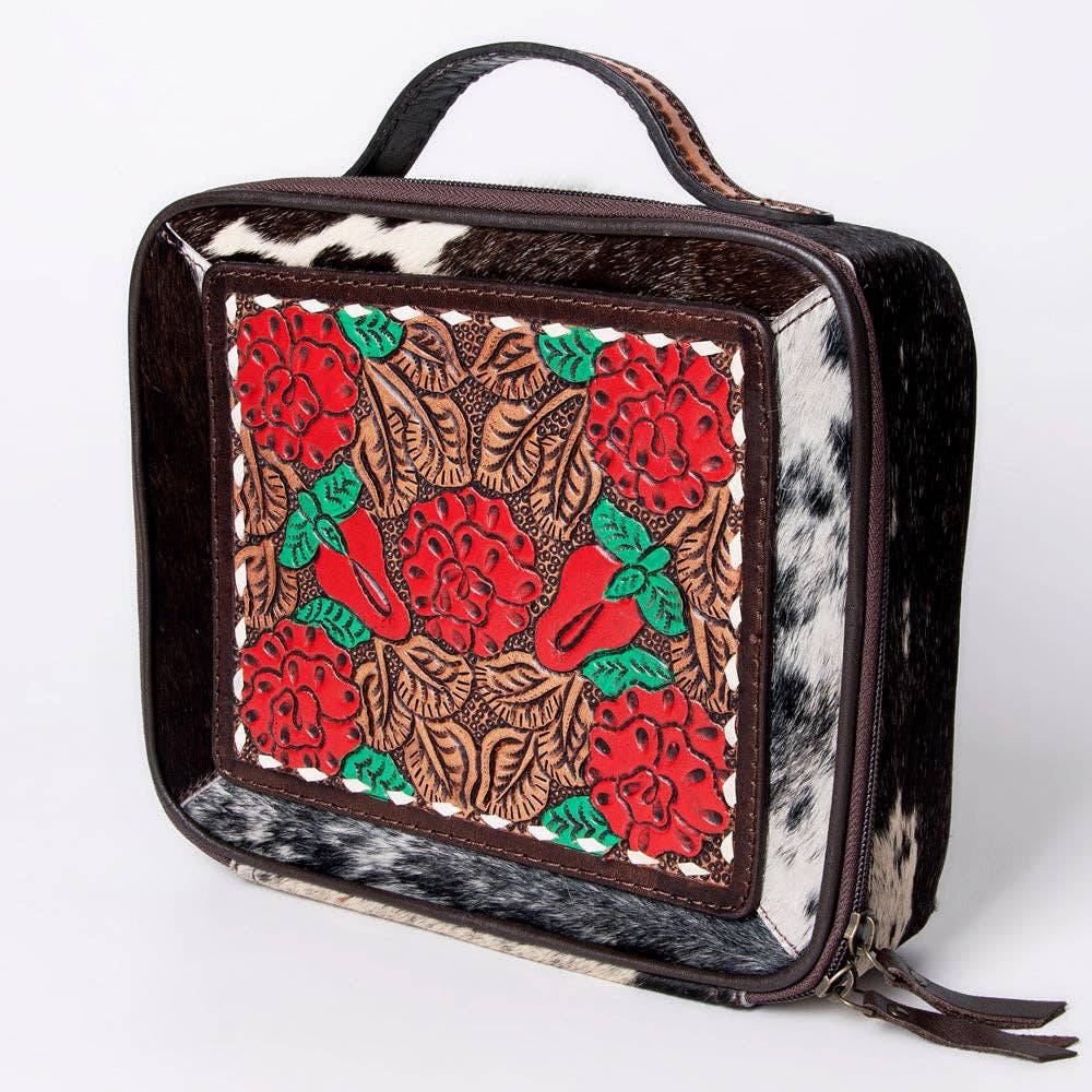 American Darling Jewelry Case Genuine Western Leather Women Bag Jane - ADBGA300J