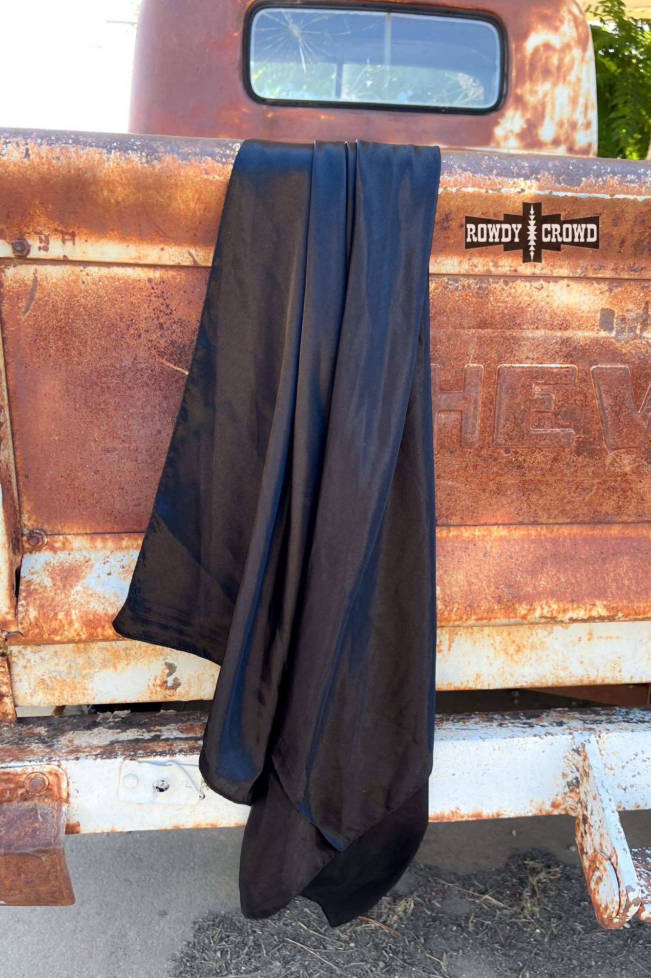 Rowdy Crowd Clothing - Wynonna Wild Rags/ Scarves - Black