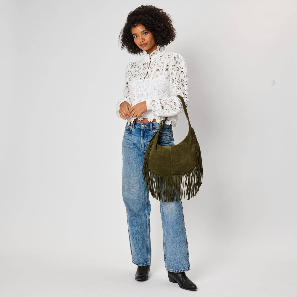 Moda Luxe - Reba Hobo - Olive