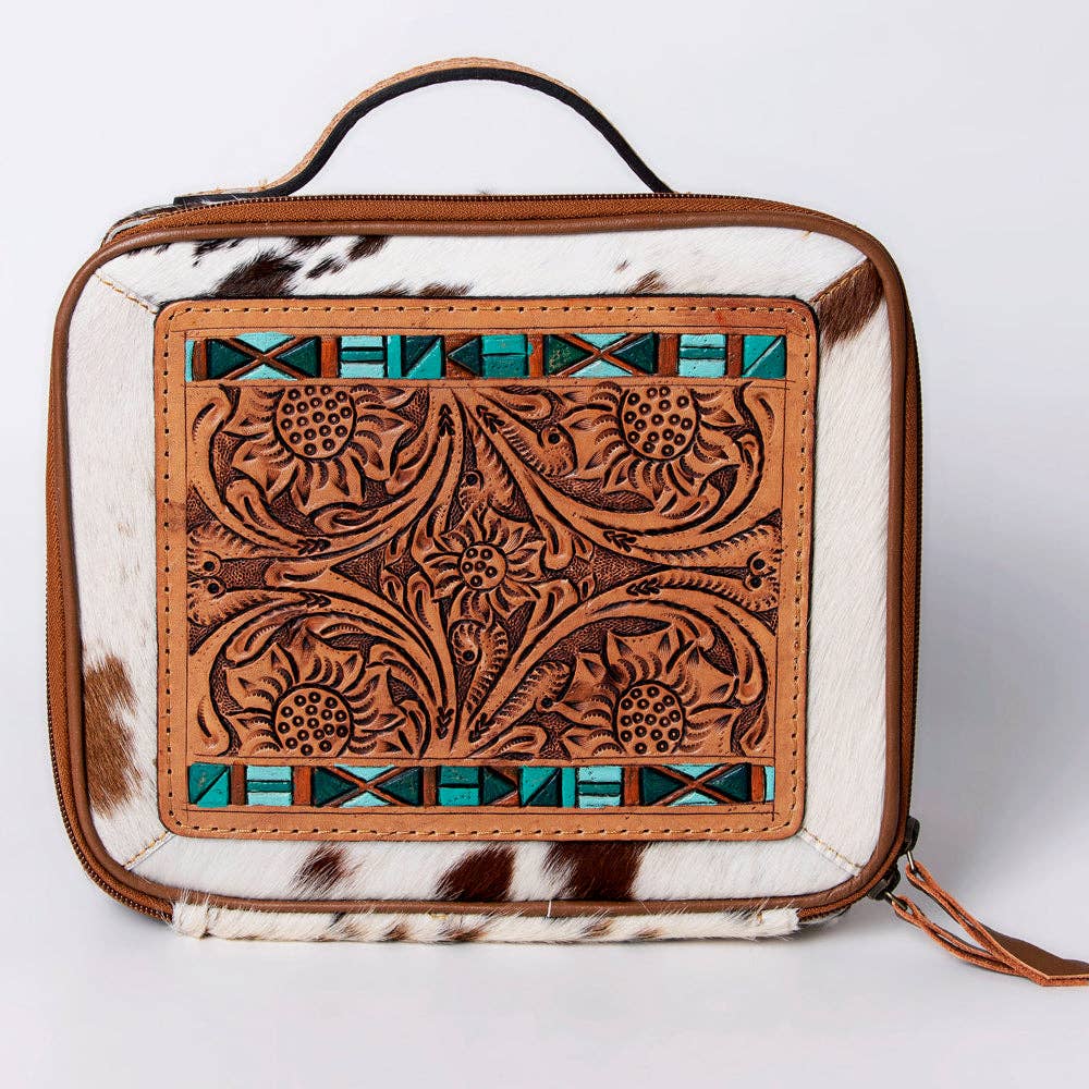 American Darling Jewelry Case Genuine Western Leather Women Bag Jane - ADBGA300J