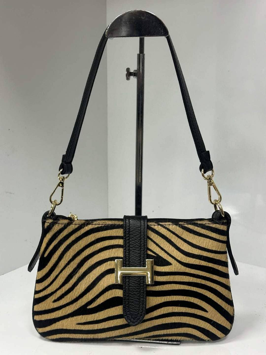 JIJOU CAPRI - L0490 Bag 9.8in 6 Color Options - Cow Print