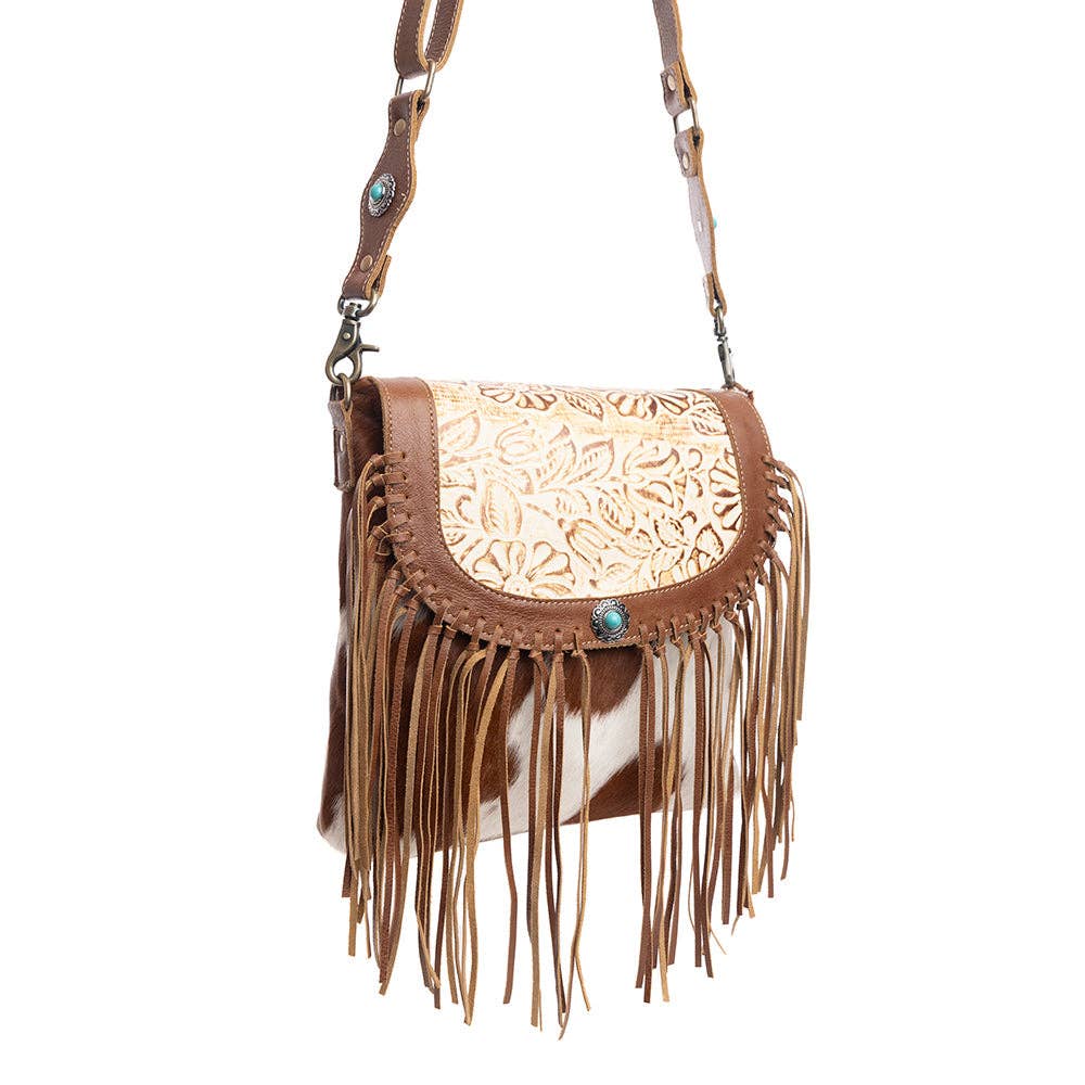 Myra Bag - Gems Mesa Leather & Hairon Bag