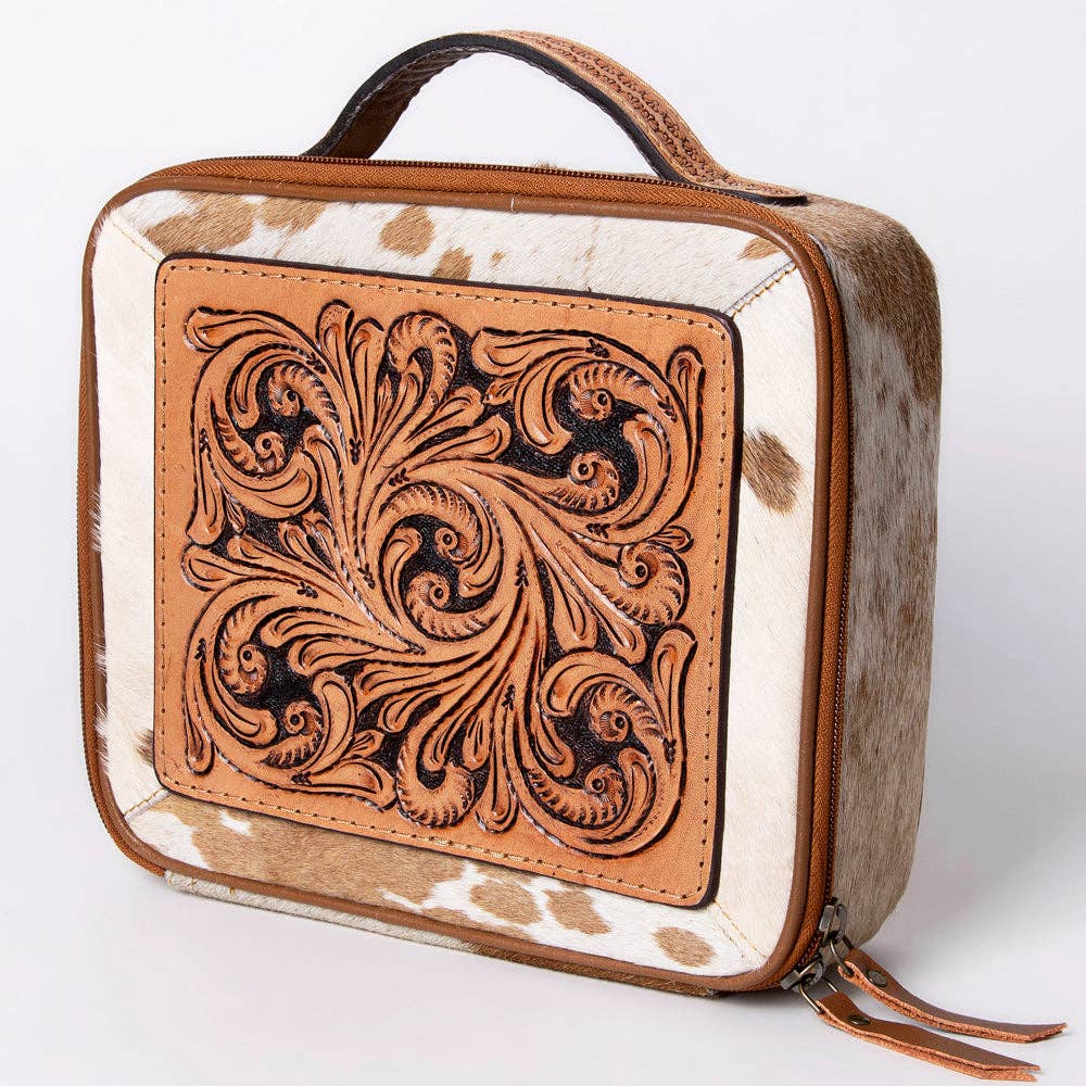 American Darling Jewelry Case Genuine Western Leather Women Bag Jane - ADBGA300J