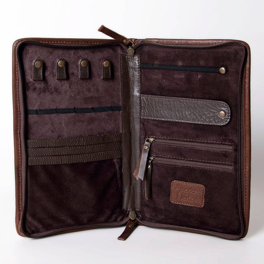 American Darling Jewelry Case Genuine Western Leather Women Bag - ADBGA246E