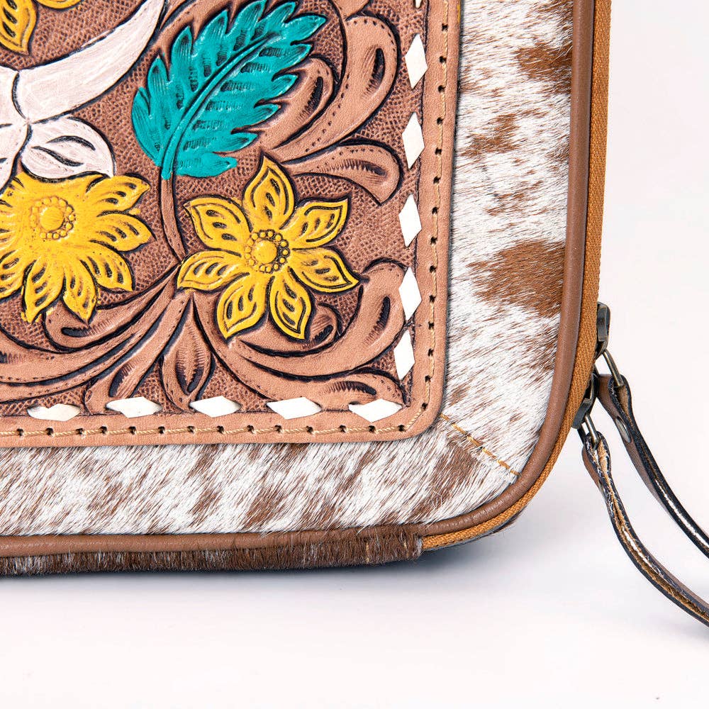 American Darling Jewelry Case Genuine Western Leather Women Bag Jane - ADBGA300J
