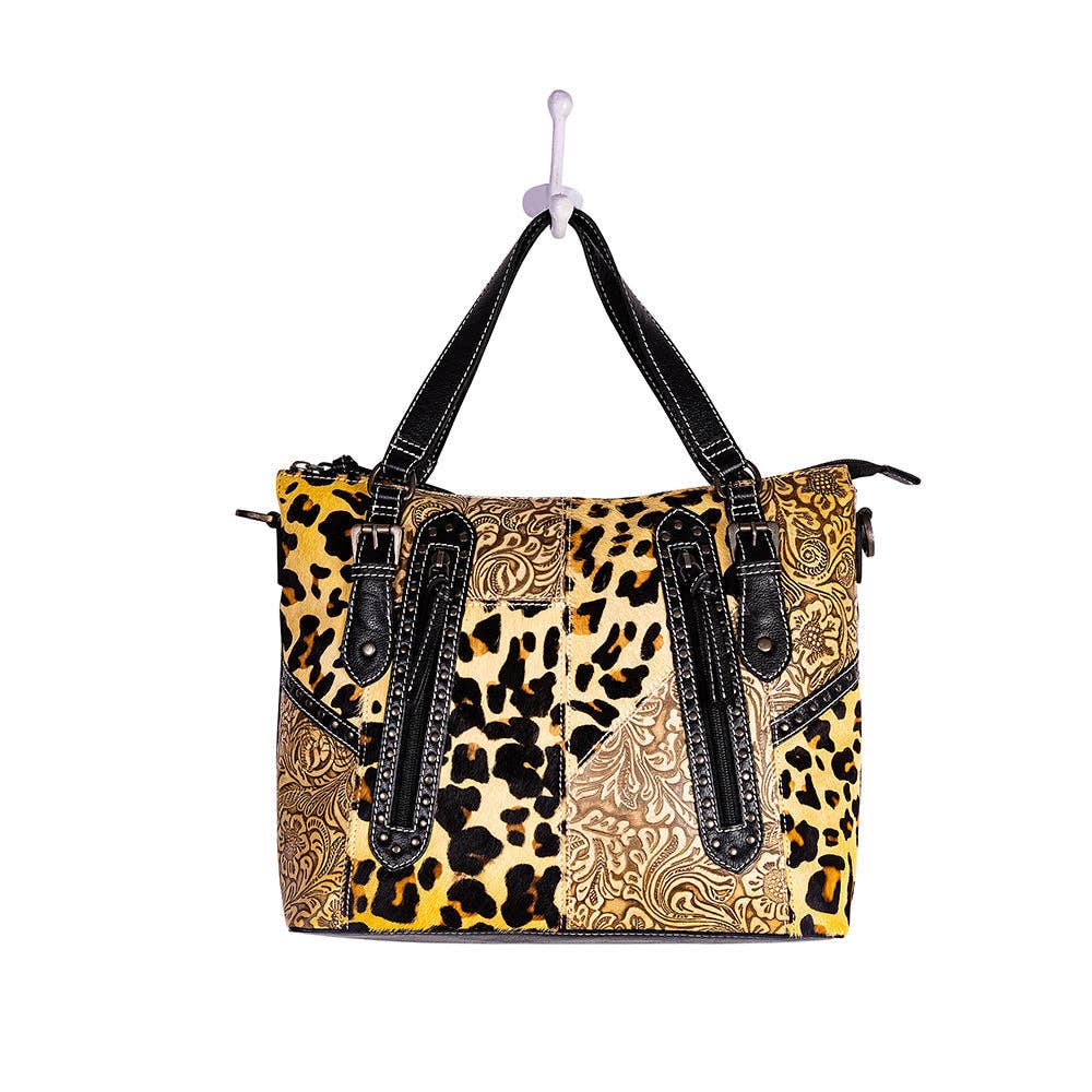 Myra Bag - Jaguar Trail Hairon & Leather Bag