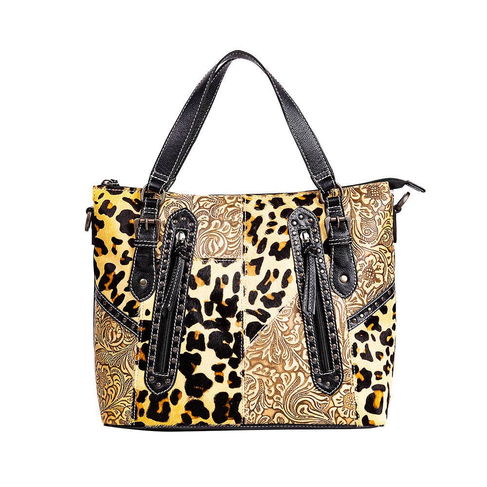 Myra Bag - Jaguar Trail Hairon & Leather Bag