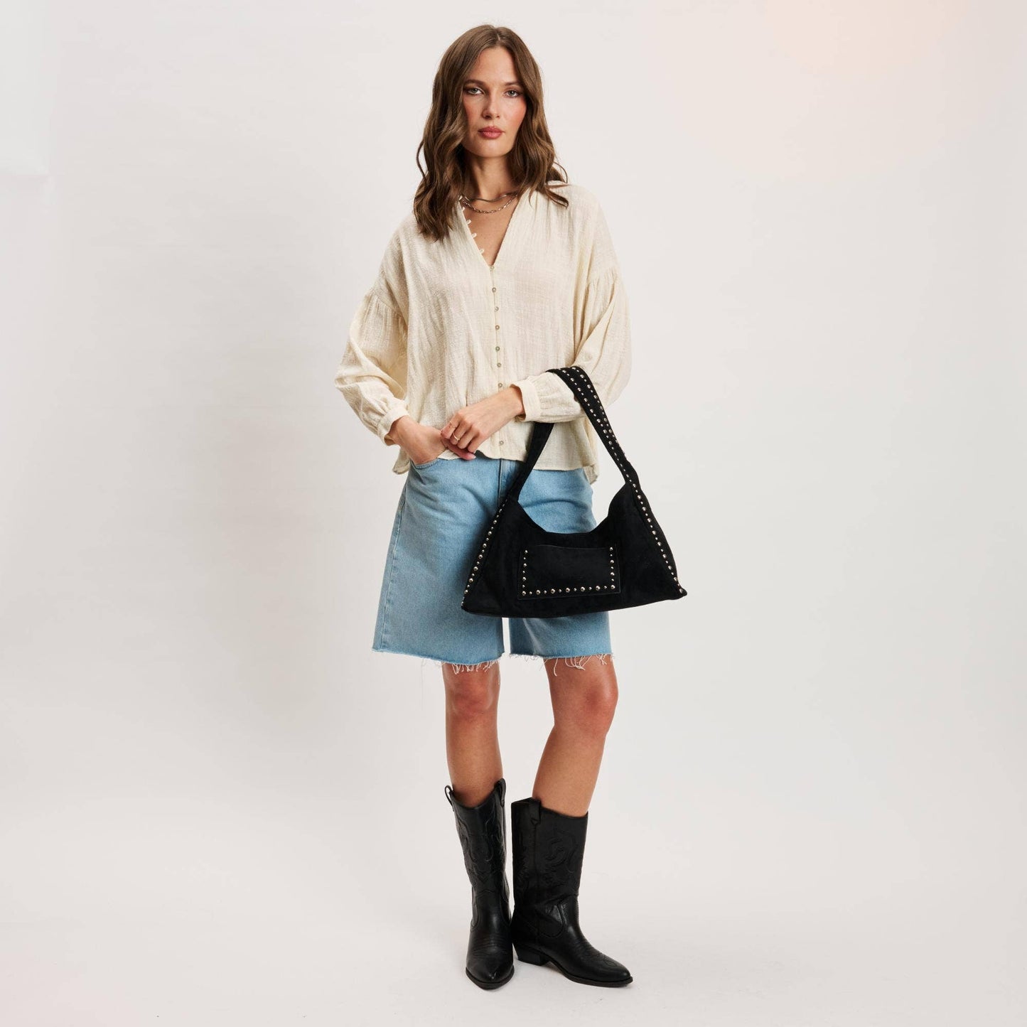 Moda Luxe - Dahlia Hobo - Chocolate