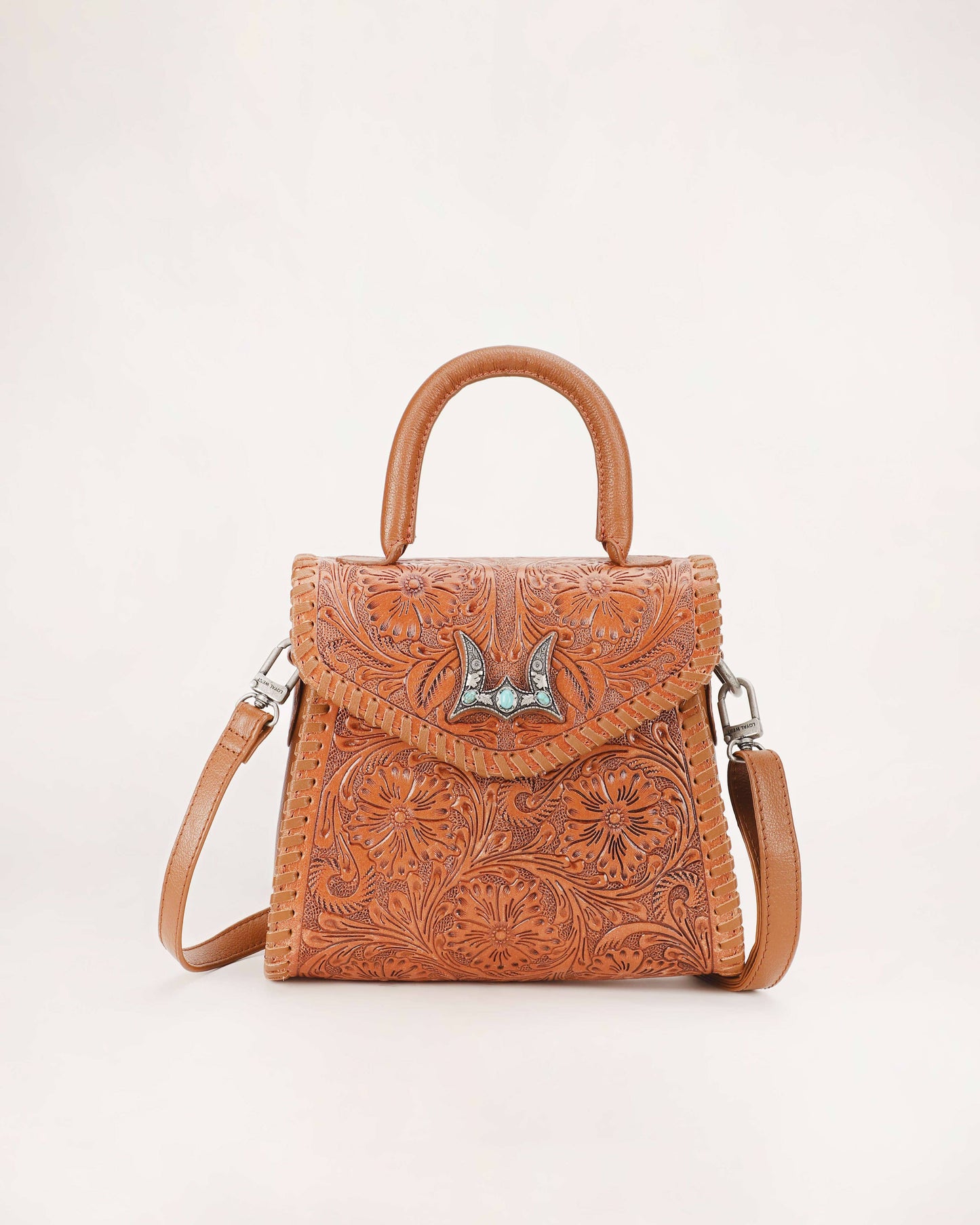 Loyal West - Leon Mini Handle Purse - Brown