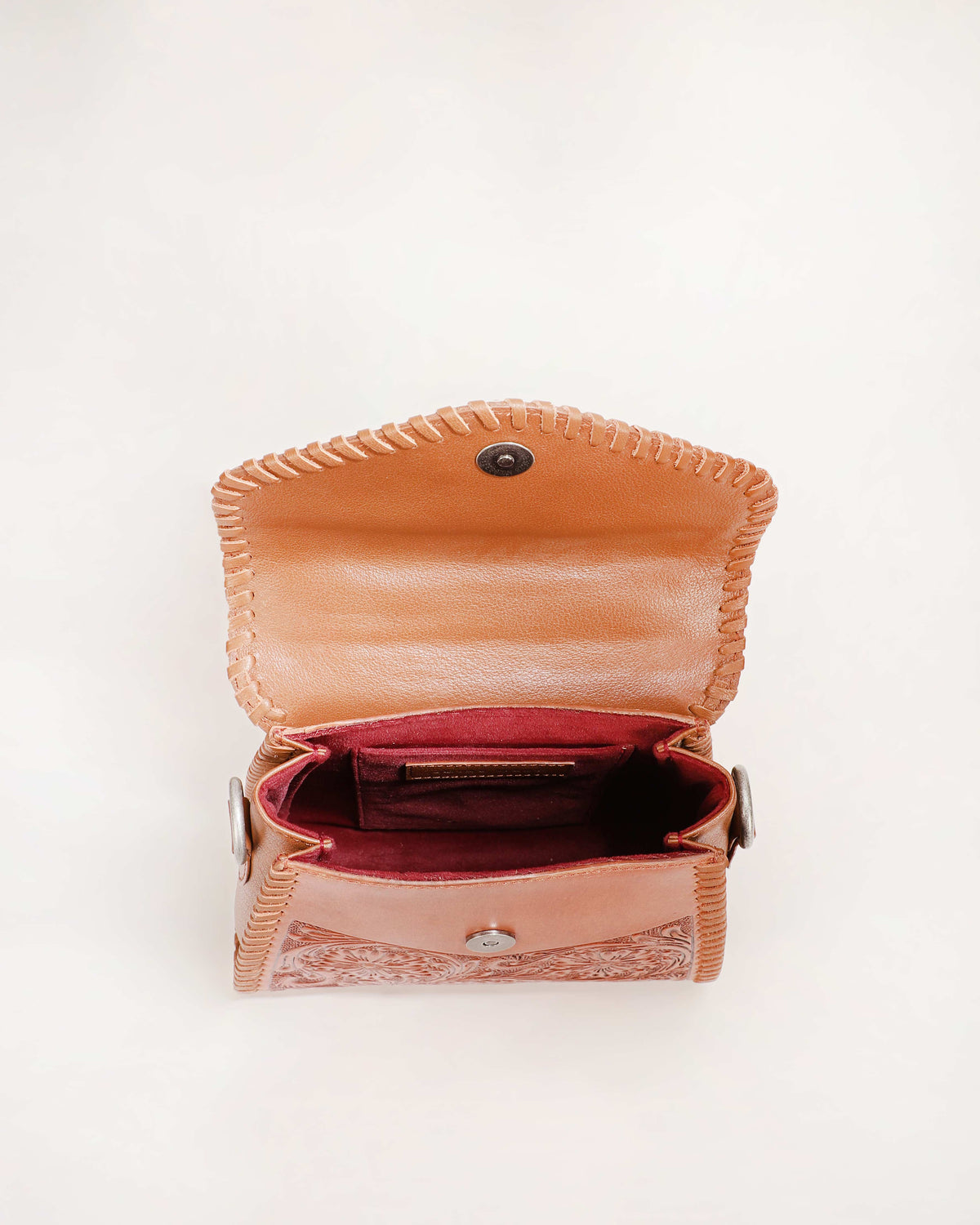 Loyal West - Leon Mini Handle Purse - Brown
