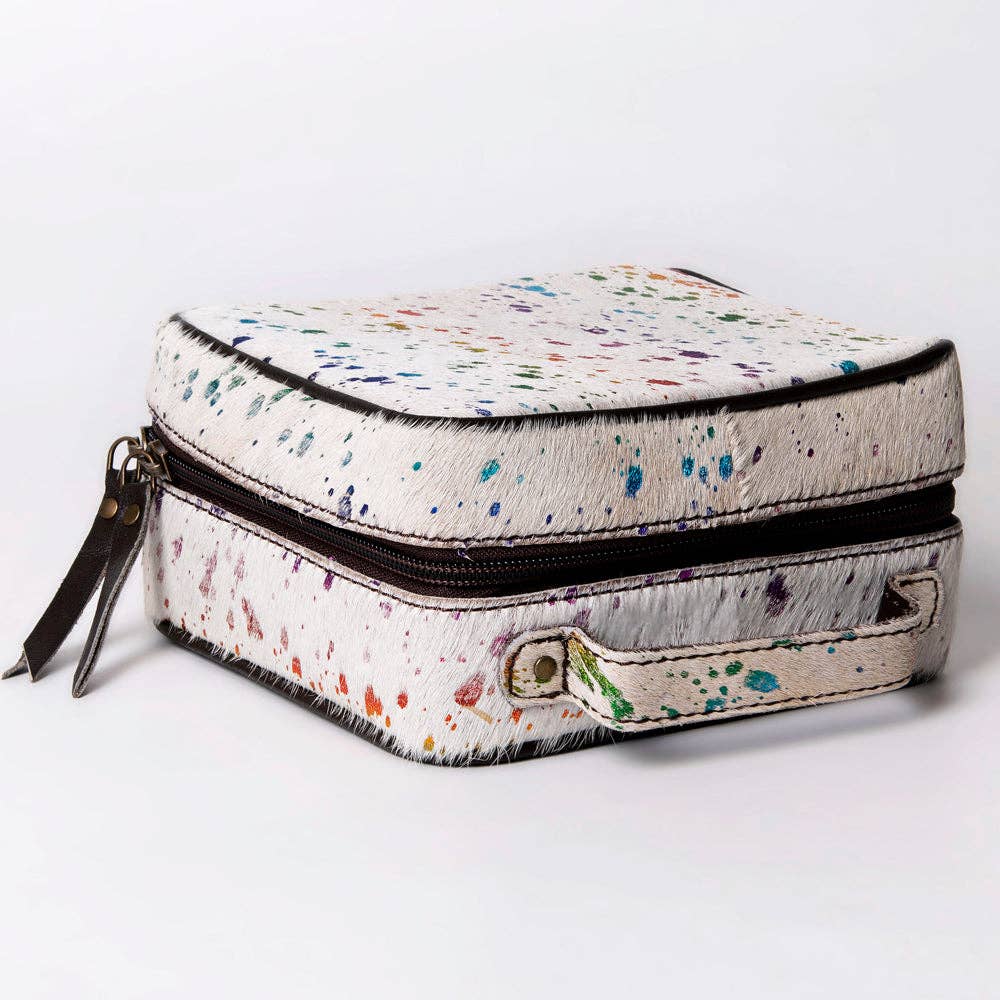 LS Western - LC-ADBGA312 Jewelry Case Genuine Western Leather Women Bag - ADBGA312B