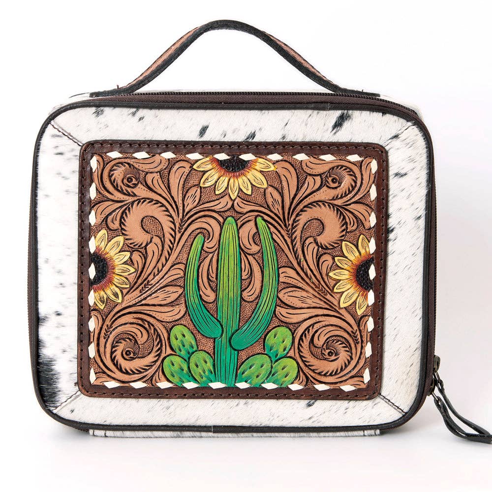 American Darling Jewelry Case Genuine Western Leather Women Bag Jane - ADBGA300J