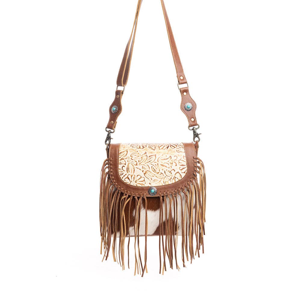 Myra Bag - Gems Mesa Leather & Hairon Bag