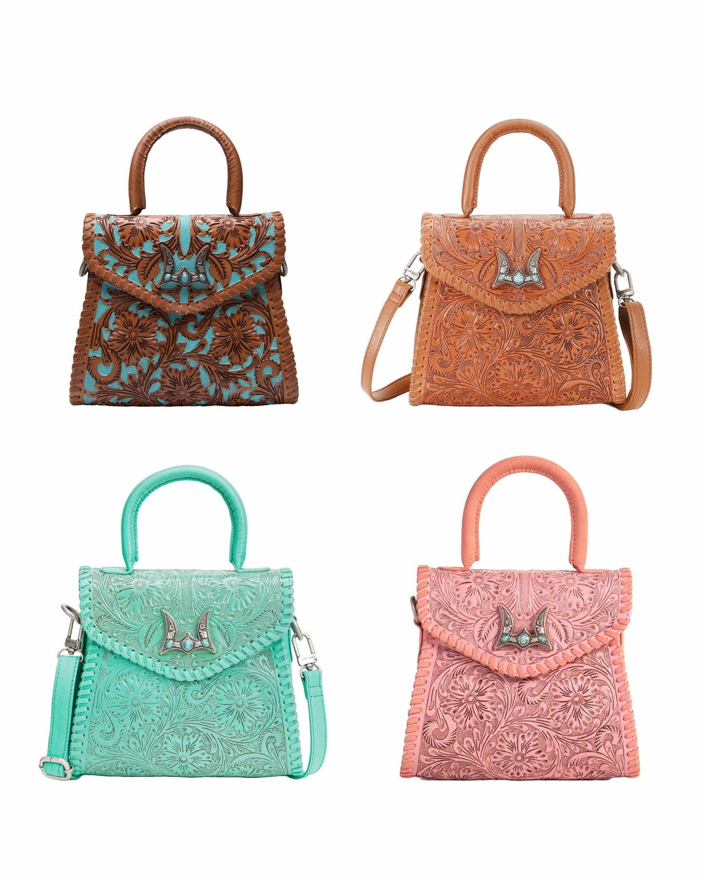 Loyal West - Leon Mini Handle Purse - Brown