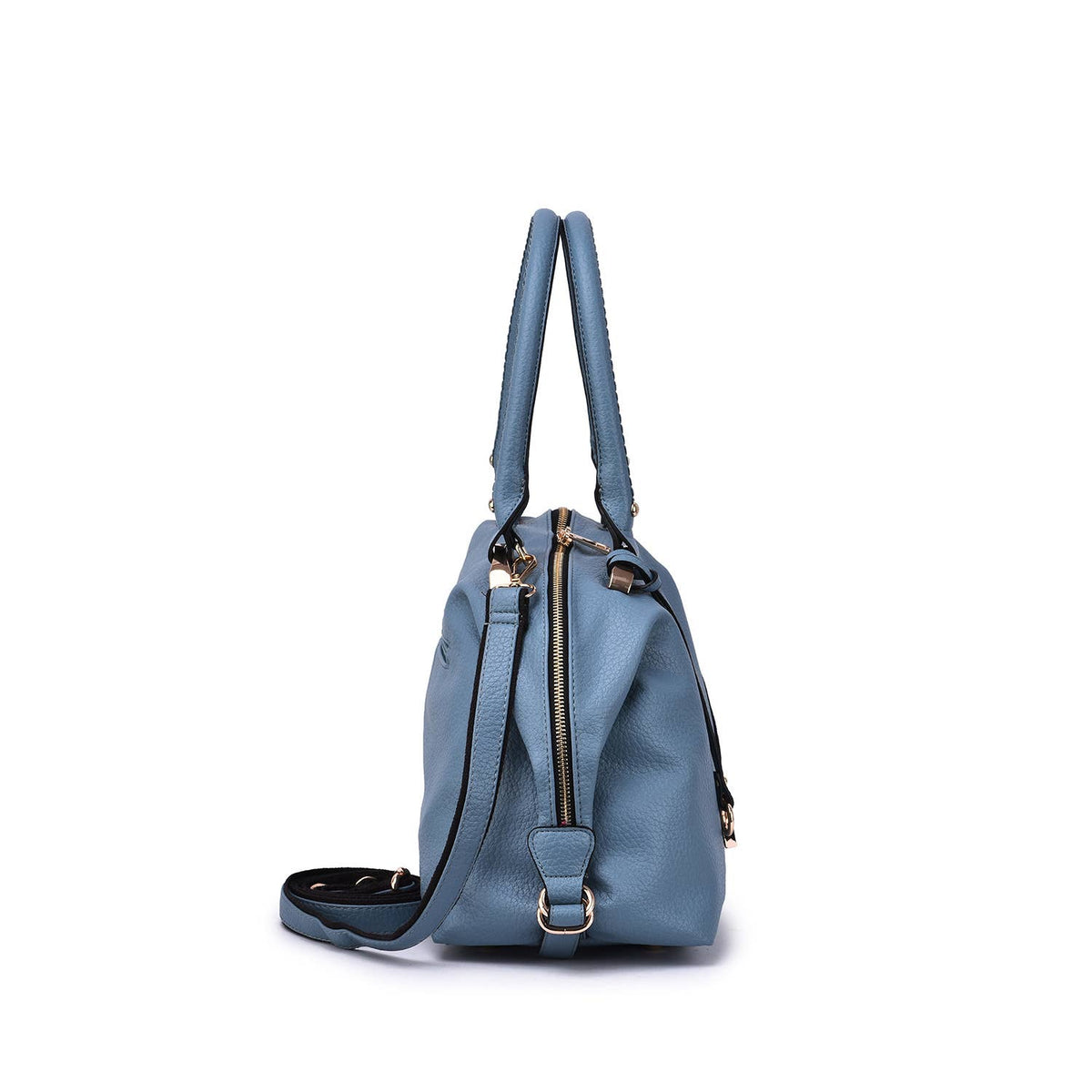 Sam Dual Handle Satchel - Mistyrose