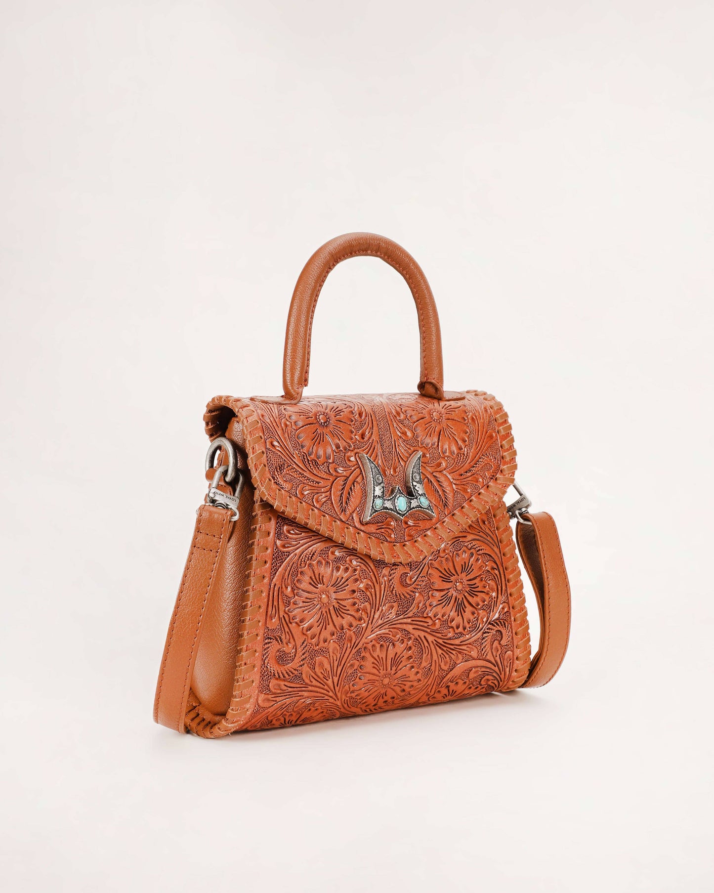 Loyal West - Leon Mini Handle Purse - Brown