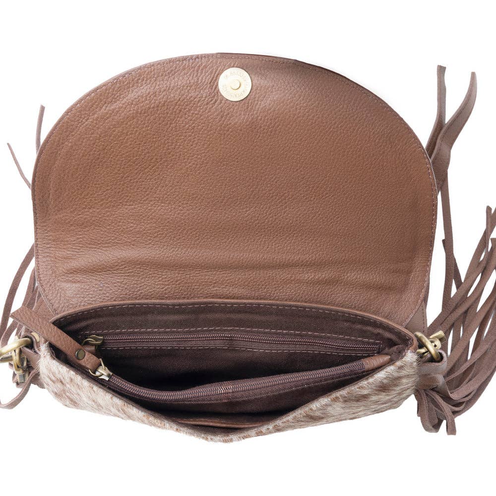 Myra Bag - Stonedrop Ridge Crossbody Bag In  Honey Chocolate - Honey Chocolate / Single