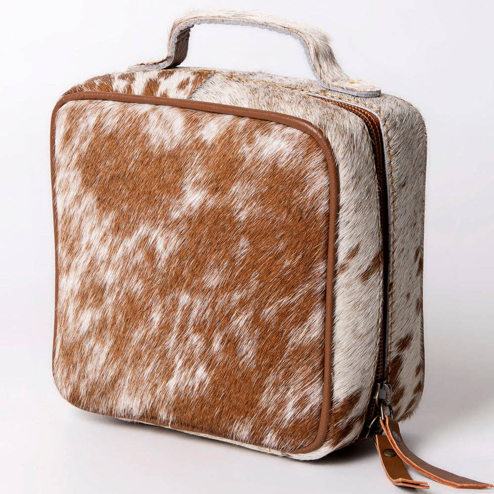 LS Western - LC-ADBGA312 Jewelry Case Genuine Western Leather Women Bag - ADBGA312B