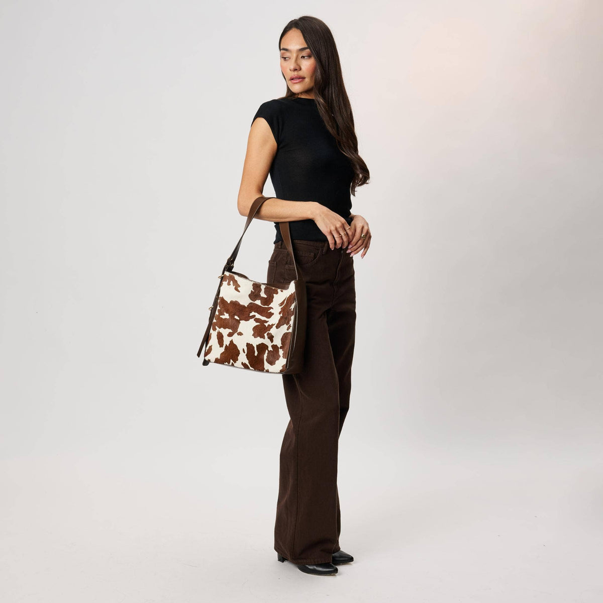 Moda Luxe - Shania Hobo - Brown Cow