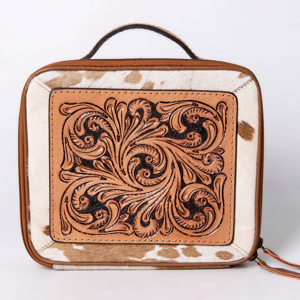 American Darling Jewelry Case Genuine Western Leather Women Bag Jane - ADBGA300J
